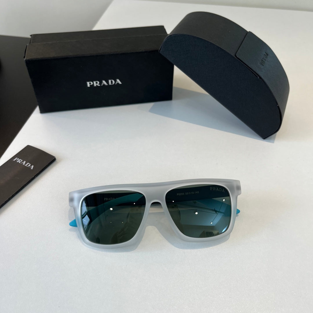 Prada Polarized Fashion Silver Lens Sunglasses for Men - 398957 - detail image 4