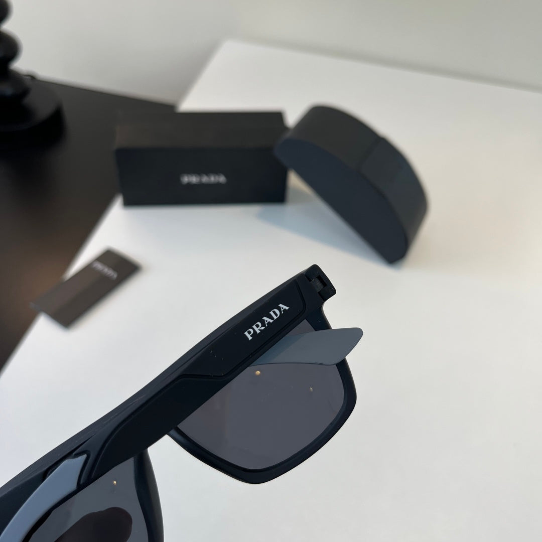 Prada Polarized Fashion Black Lens Sunglasses for Men - 358434 - detail image 7