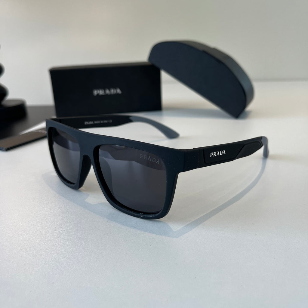 Prada Polarized Fashion Black Lens Sunglasses for Men - 358434 - detail image 3