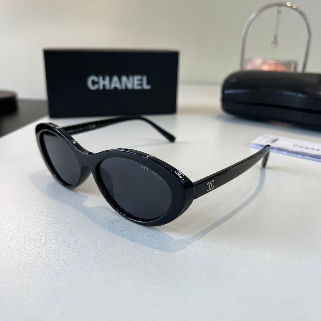 Chanel Cat-Eye Black Lens Sunglasses for Men & Women - 398515 - detail image 3