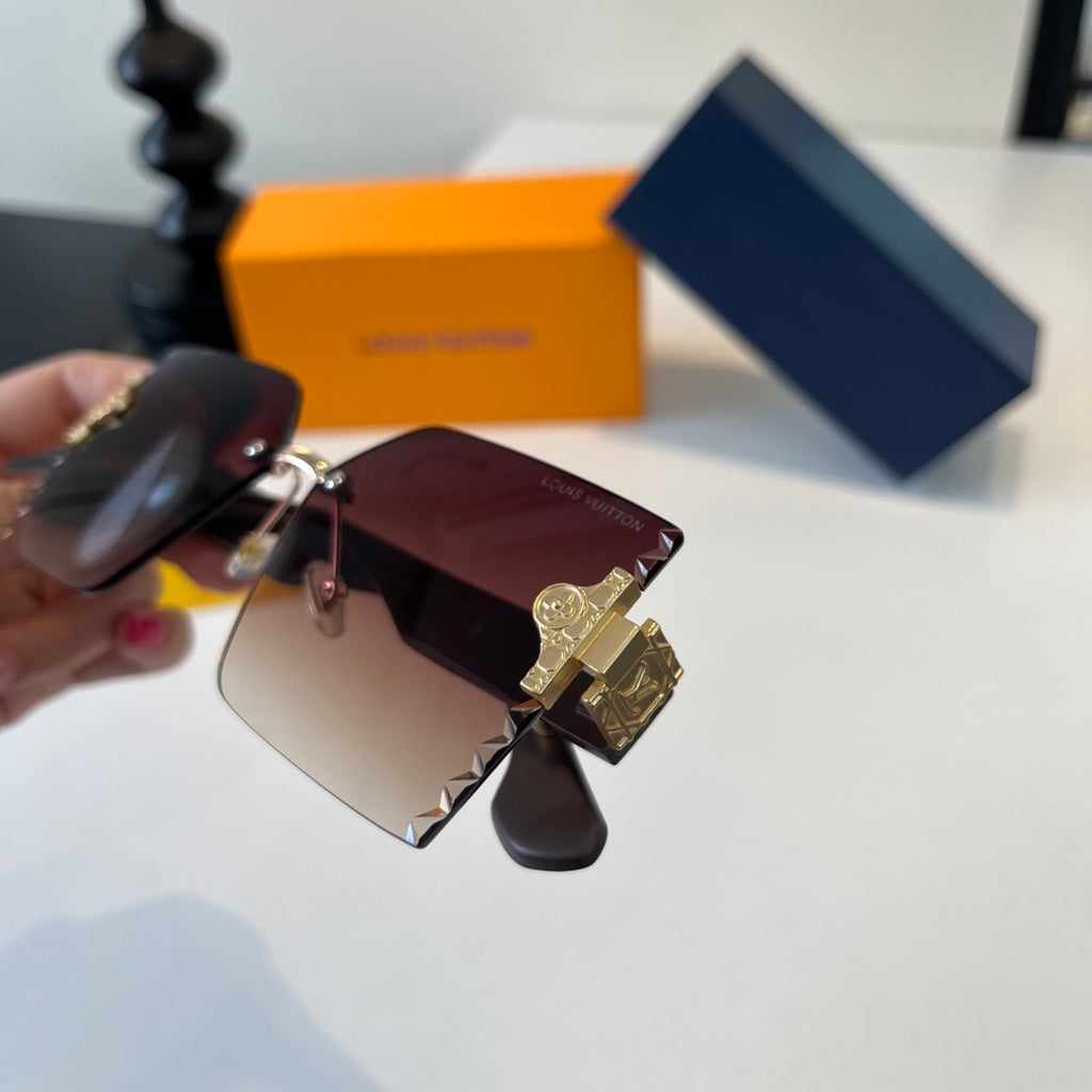 Louis Vuitton Fashion Red Lens Sunglasses for Women - detail image 6