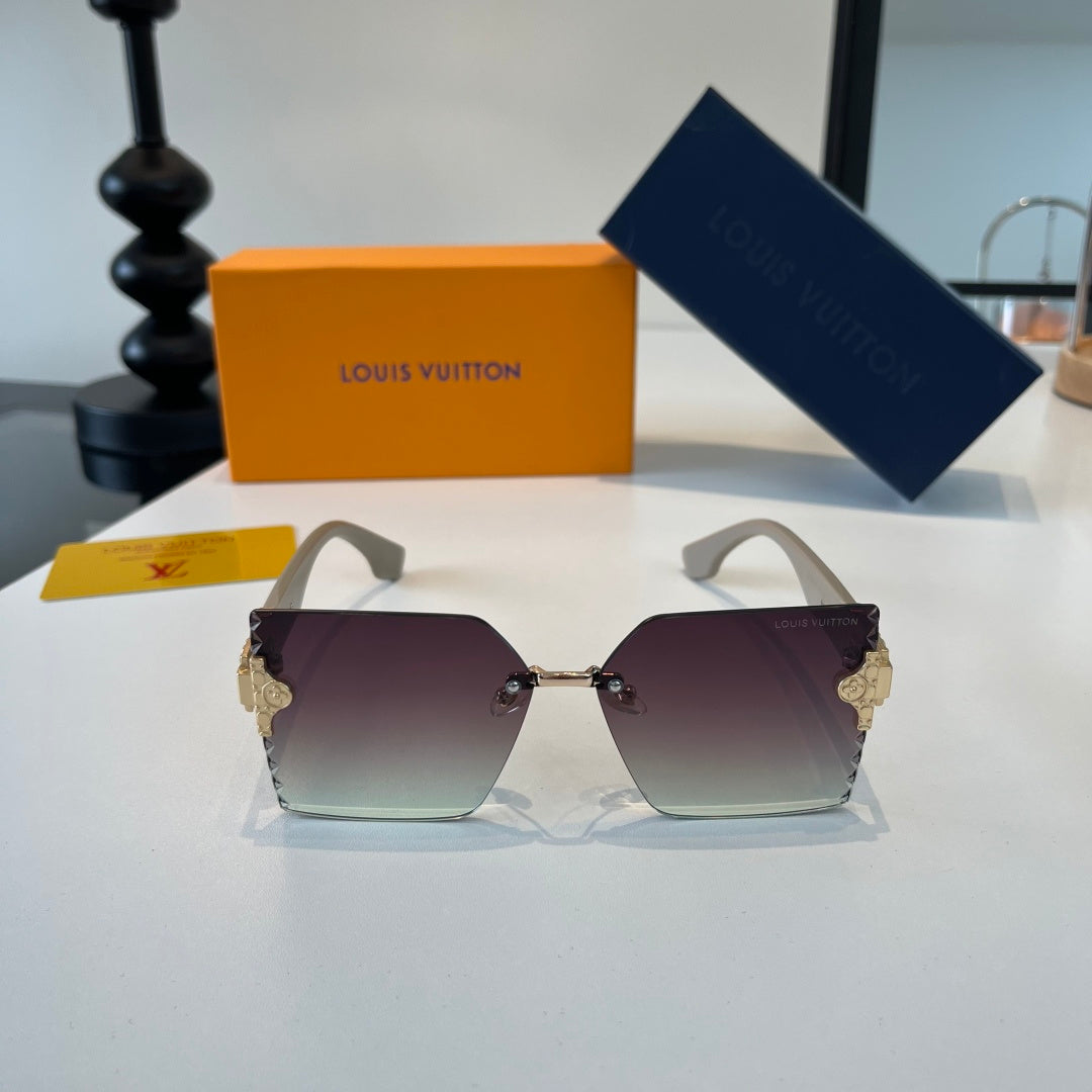 Louis Vuitton Fashion Silver Lens Sunglasses for Women - 493091 - detail image 2