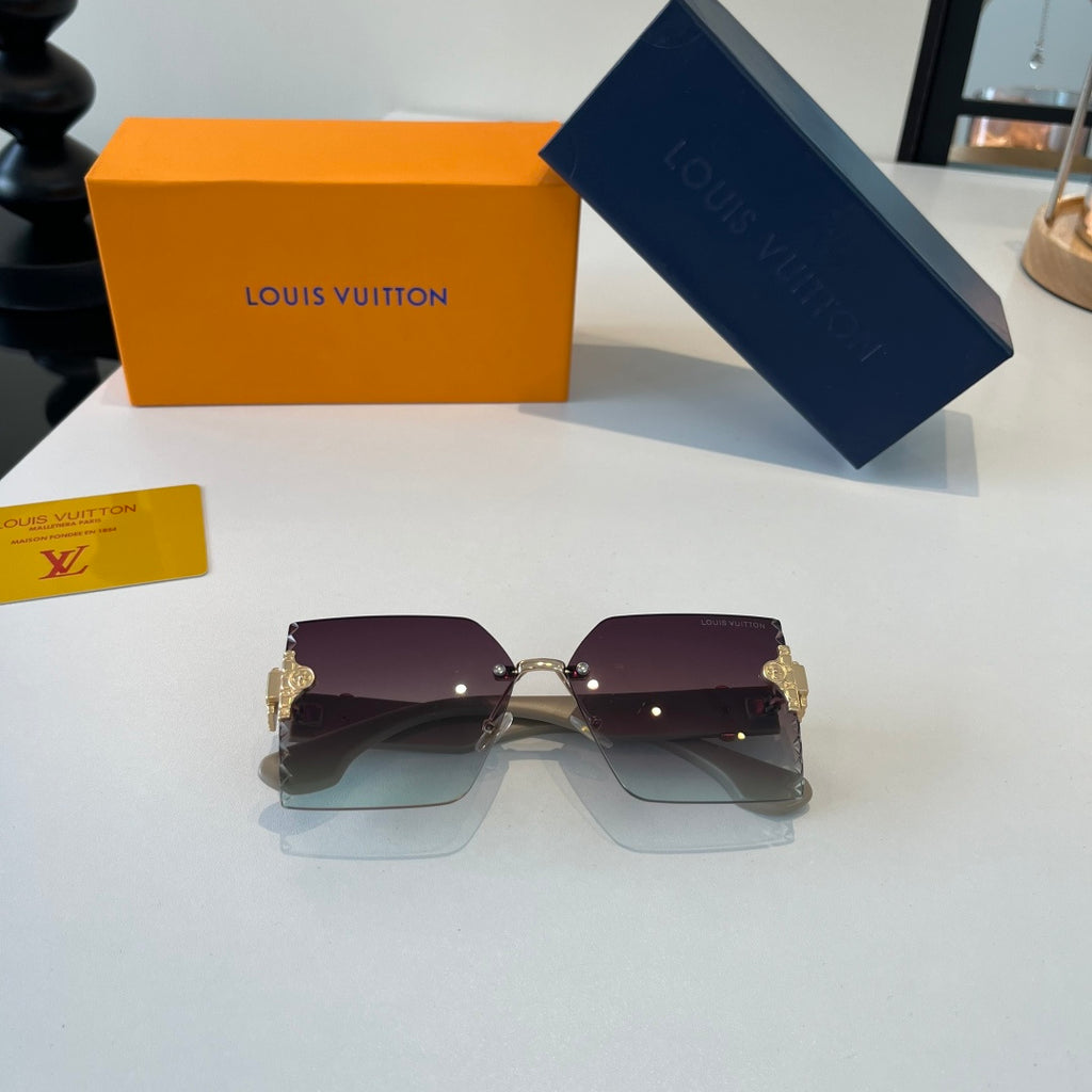 Louis Vuitton Fashion Silver Lens Sunglasses for Women - 493091 - detail image 4