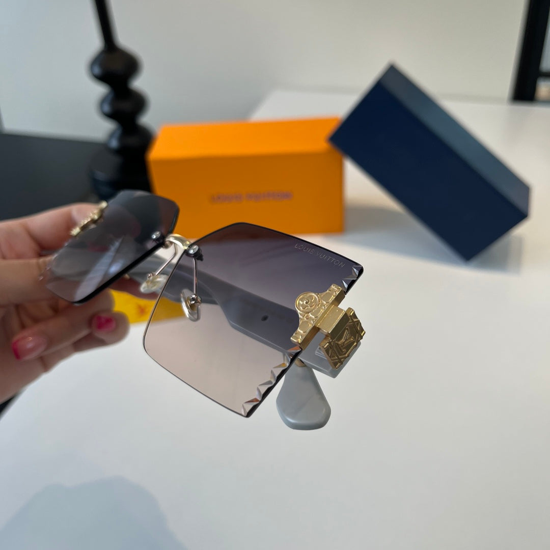Louis Vuitton Fashion Silver Lens Sunglasses for Women - 398072 - detail image 6