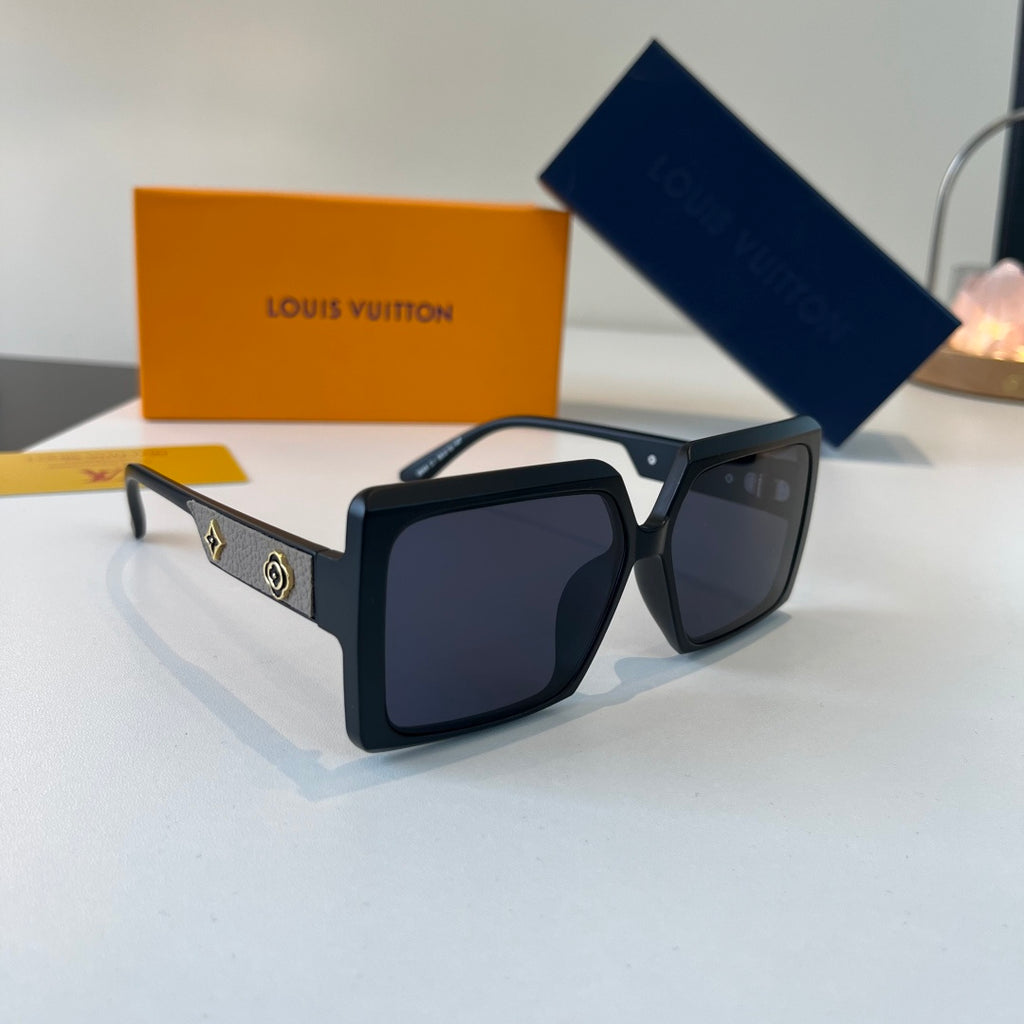 Louis Vuitton Fashion Black Lens Sunglasses for Men & Women - 357594