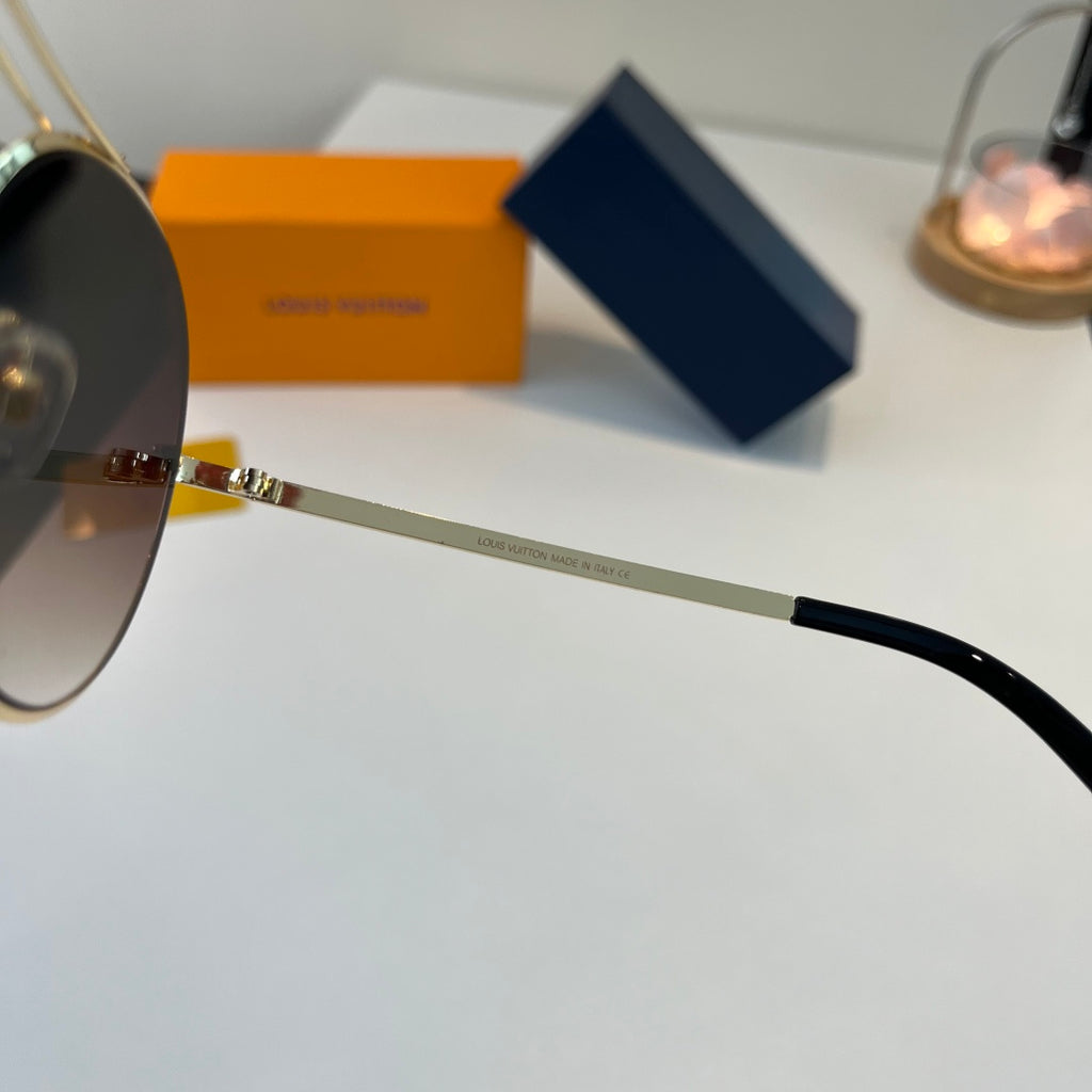 Louis Vuitton Metal Aviator Silver Lens Sunglasses for Men & Women - 357596 - detail image 10