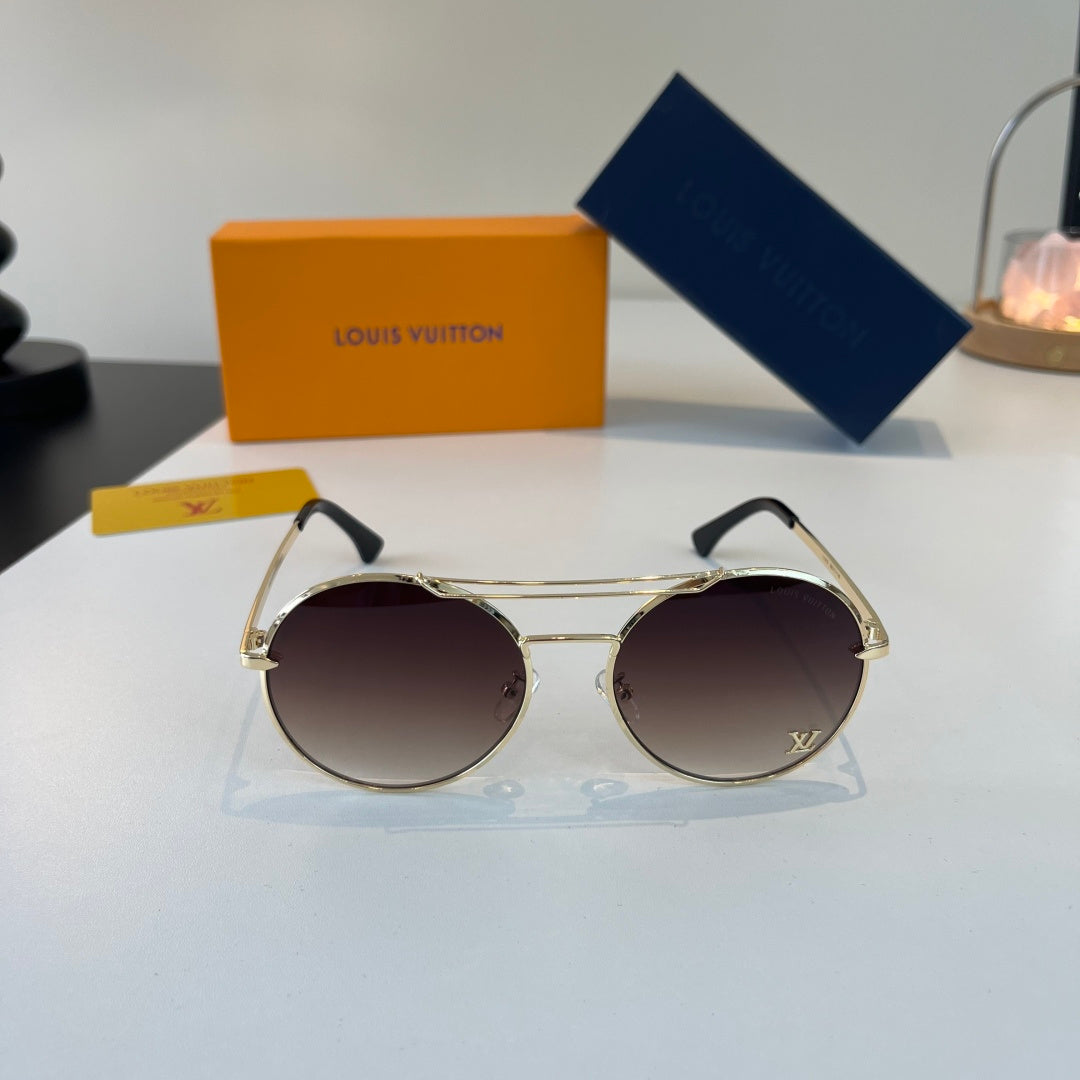 Louis Vuitton Metal Aviator Silver Lens Sunglasses for Men & Women - 493075 - detail image 2