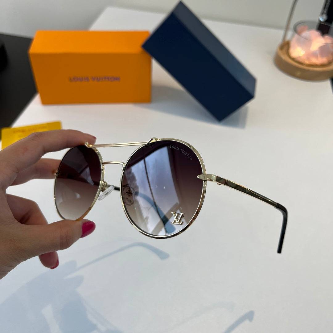 Louis Vuitton Metal Aviator Silver Lens Sunglasses for Men & Women - 357596 - detail image 4
