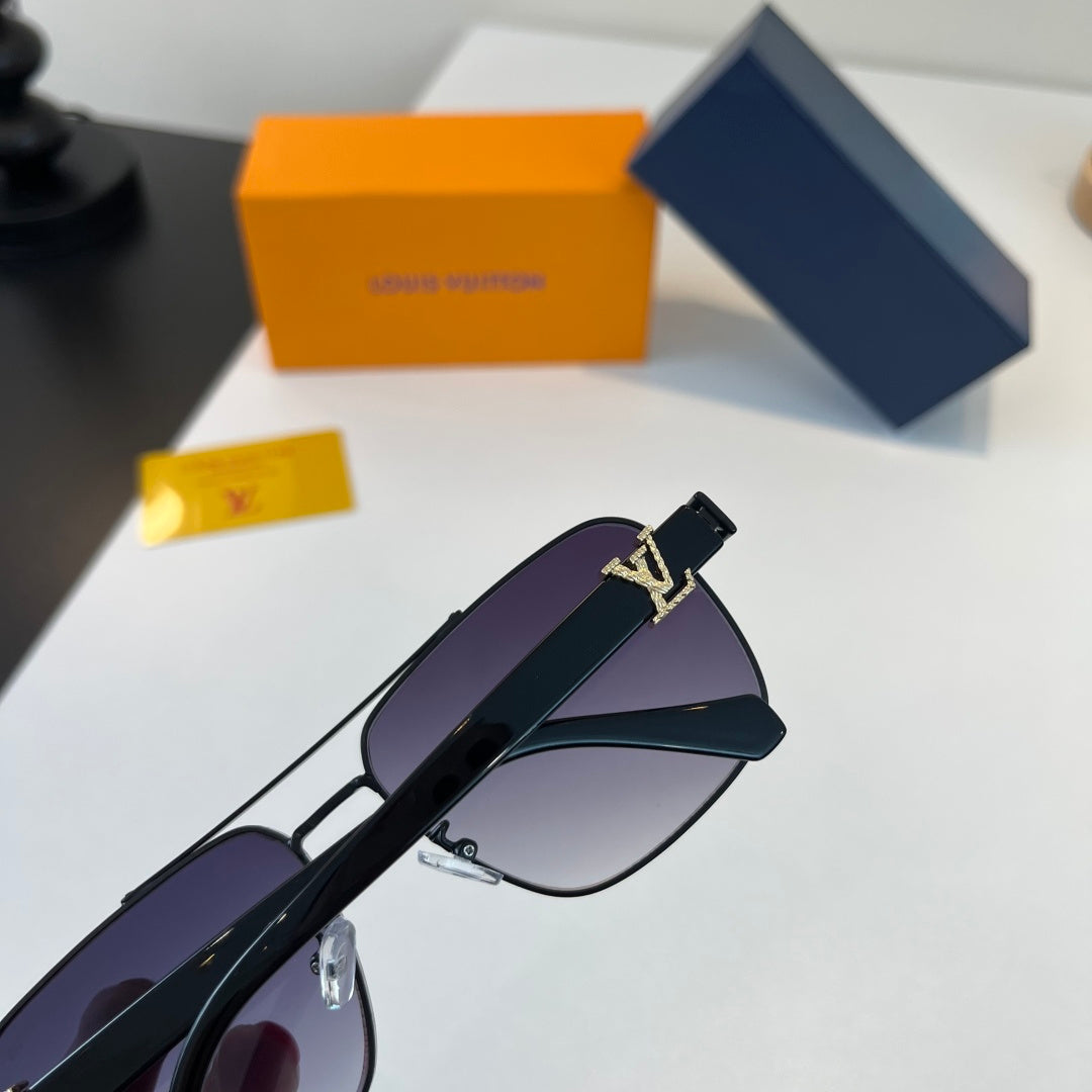 Louis Vuitton Metal Aviator Silver Lens Sunglasses for Men & Women - 398055 - detail image 7