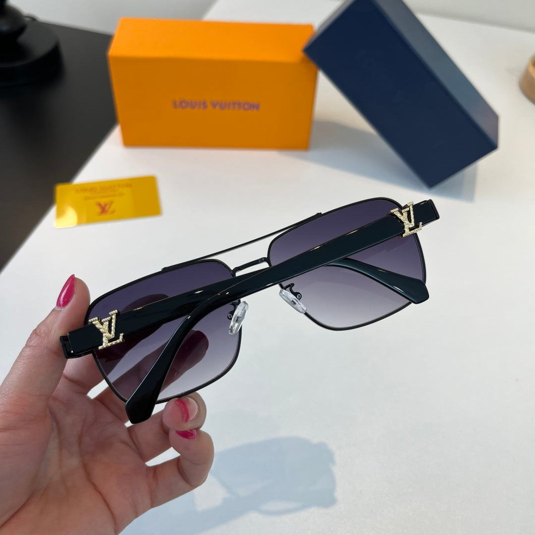 Louis Vuitton Metal Aviator Silver Lens Sunglasses for Men & Women - 357597 - detail image 8