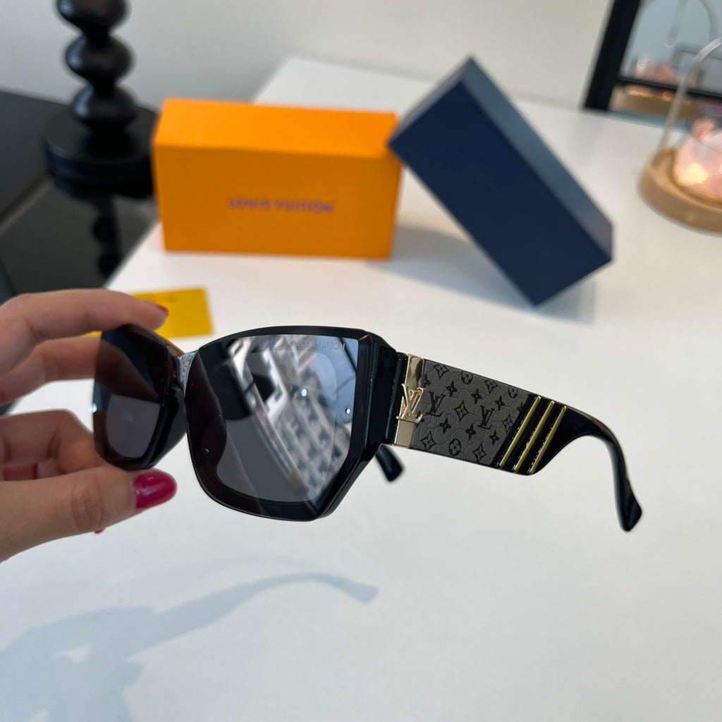 Louis Vuitton Fashion Black Lens Sunglasses for Men & Women - 493077 - detail image 4
