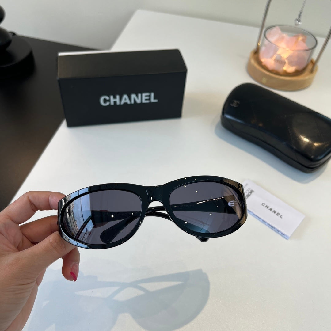 Chanel Fashion Black Lens Sunglasses for Men & Women - 358015 - detail image 6