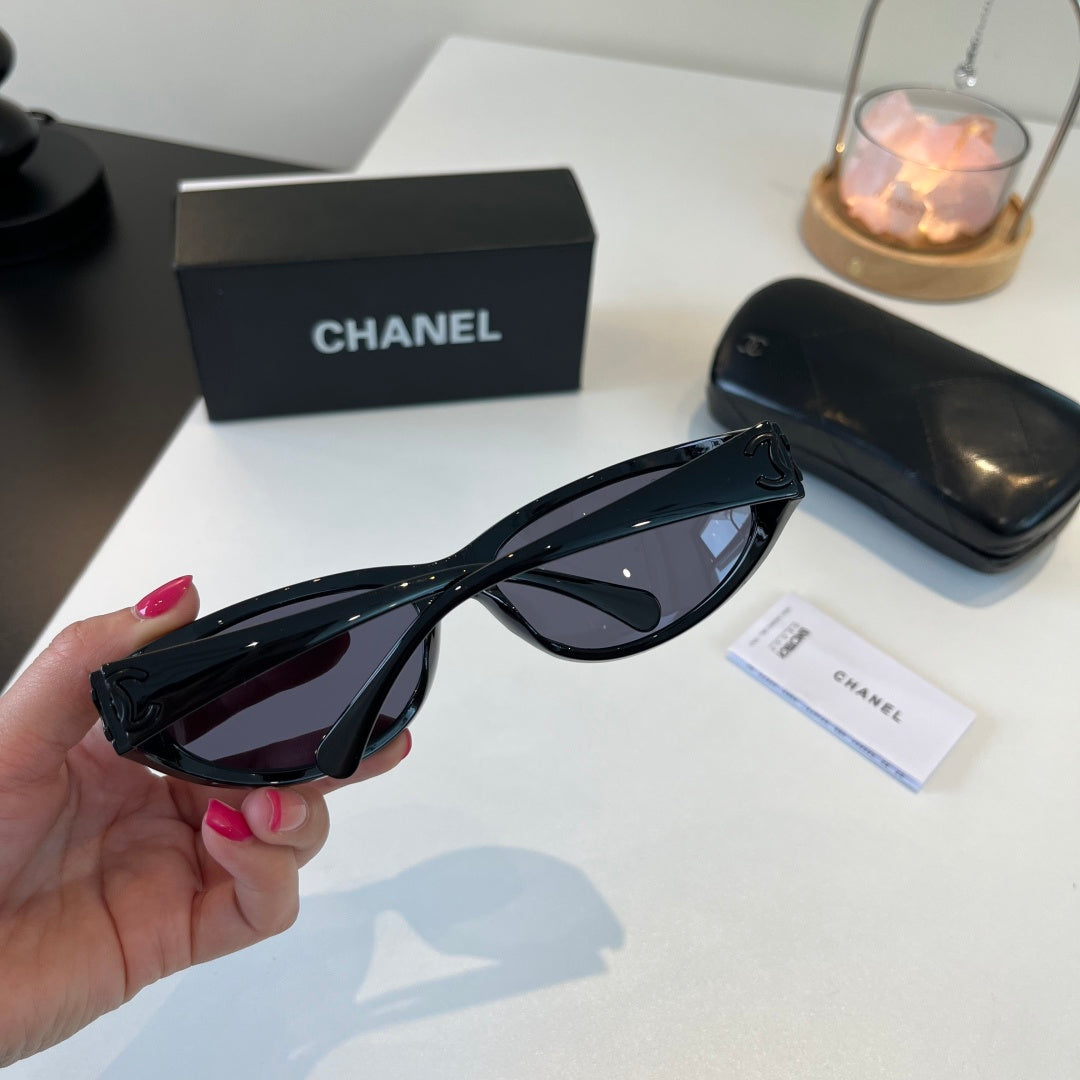 Chanel Fashion Black Lens Sunglasses for Men & Women - 358015 - detail image 7
