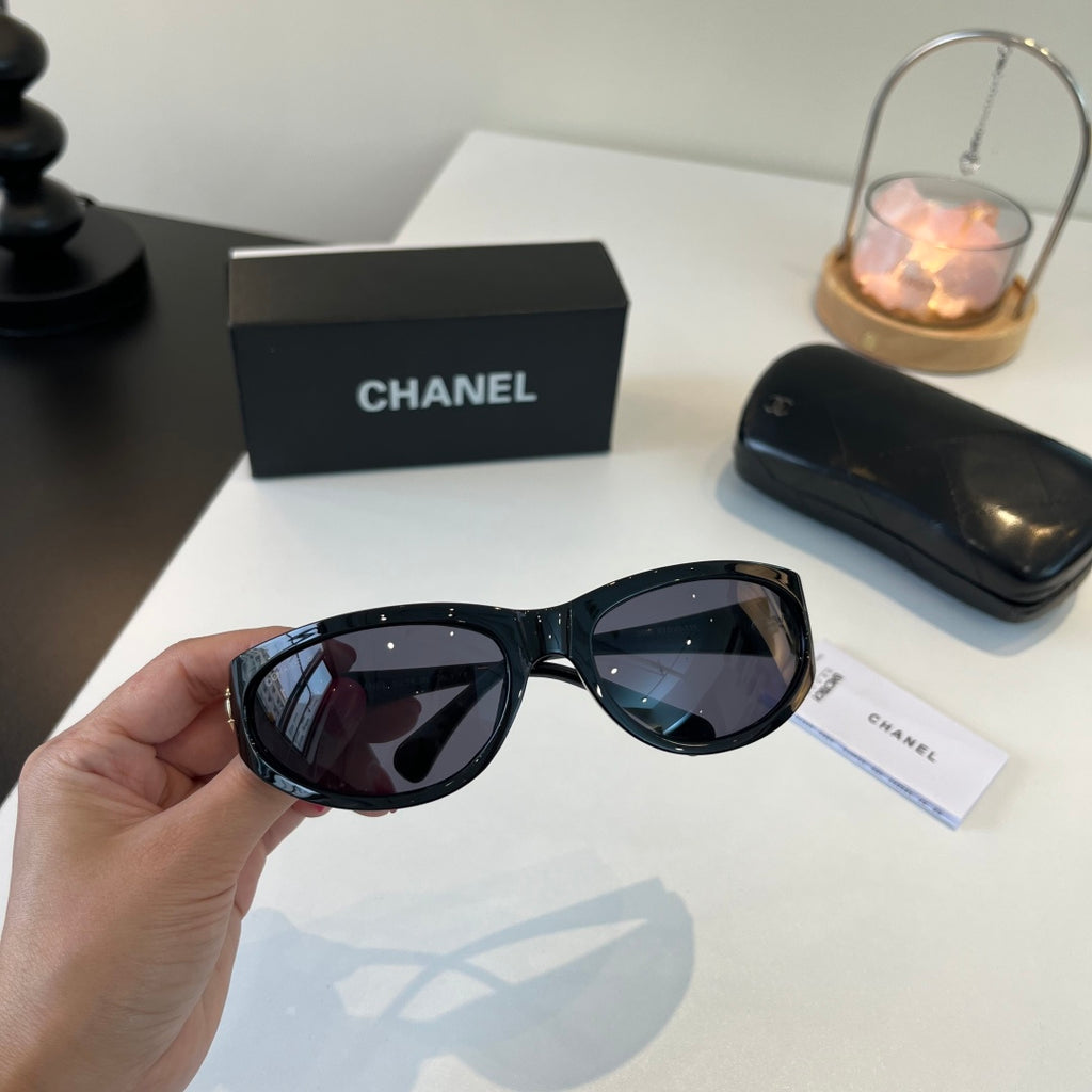 Chanel Fashion Black Lens Sunglasses for Men & Women - 398508 - detail image 5