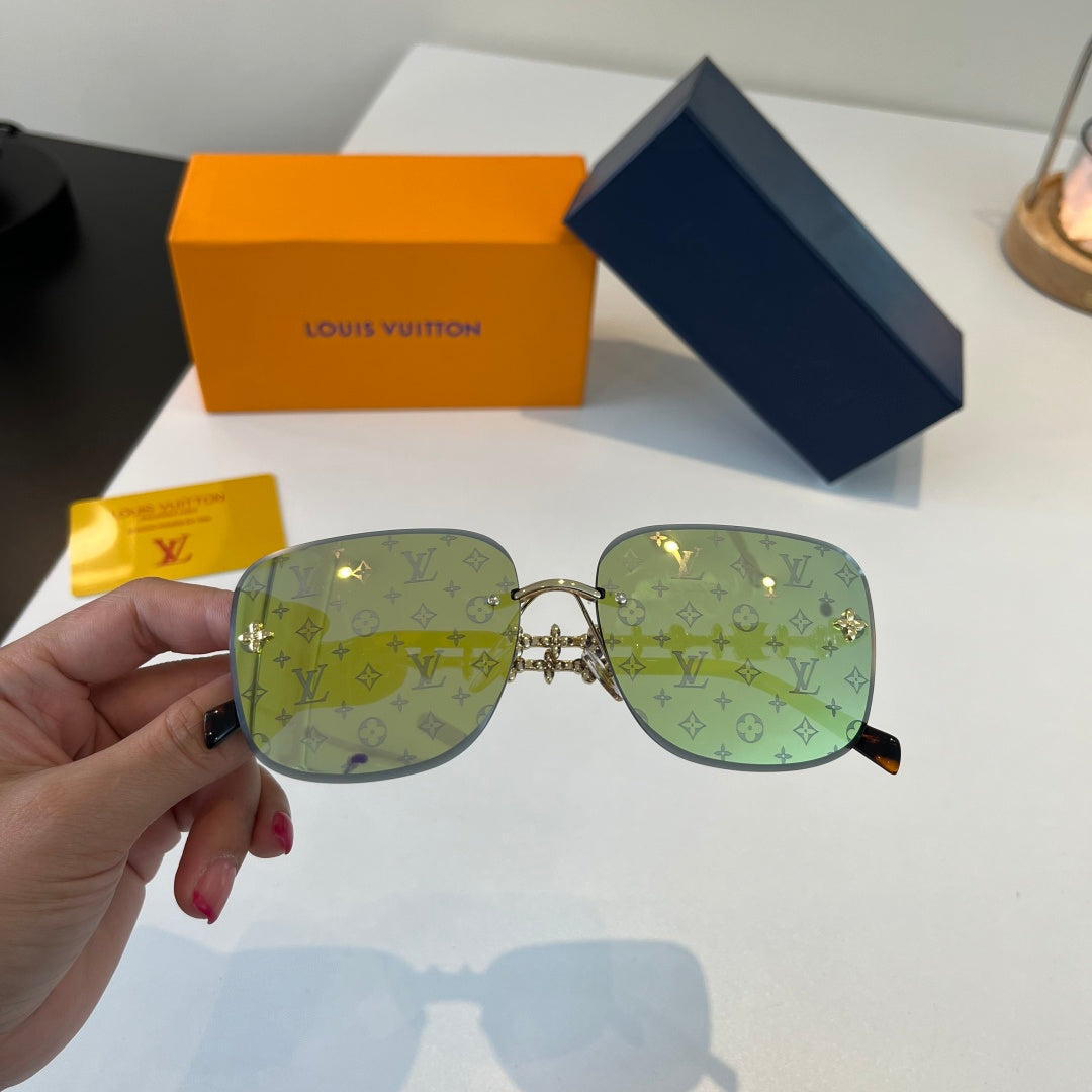 Louis Vuitton Fashion Silver Lens Sunglasses for Men & Women - 357601 - detail image 6