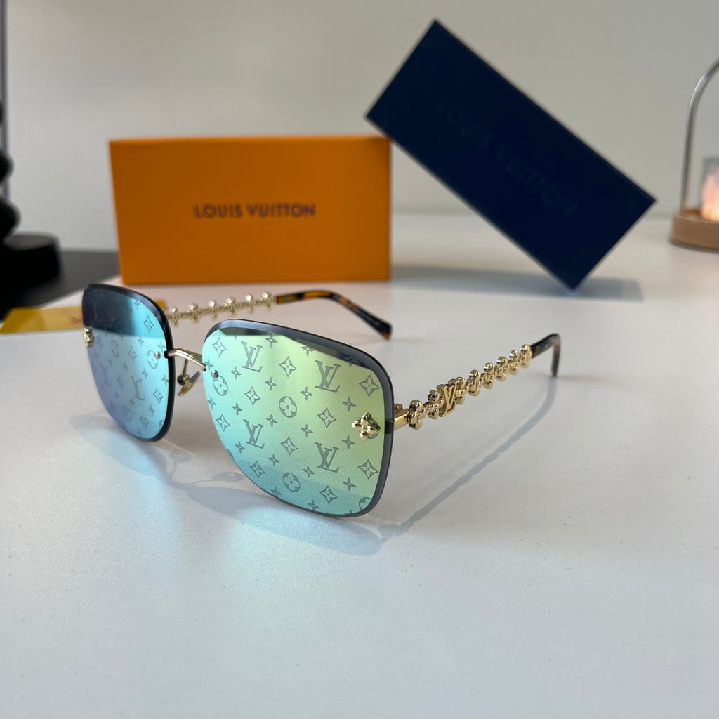 Louis Vuitton Fashion Silver Lens Sunglasses for Men & Women - 357601 - detail image 3