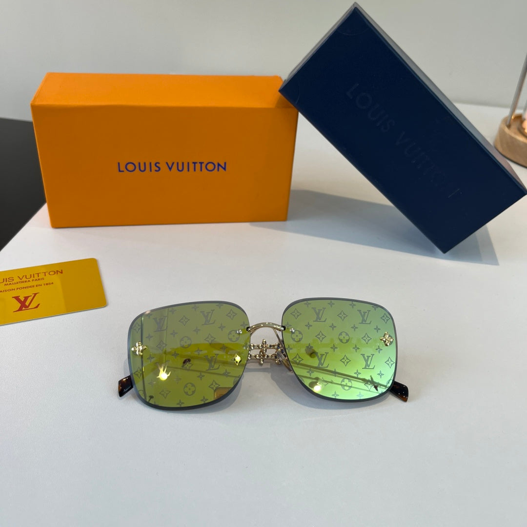 Louis Vuitton Fashion Silver Lens Sunglasses for Men & Women - 357601 - detail image 5