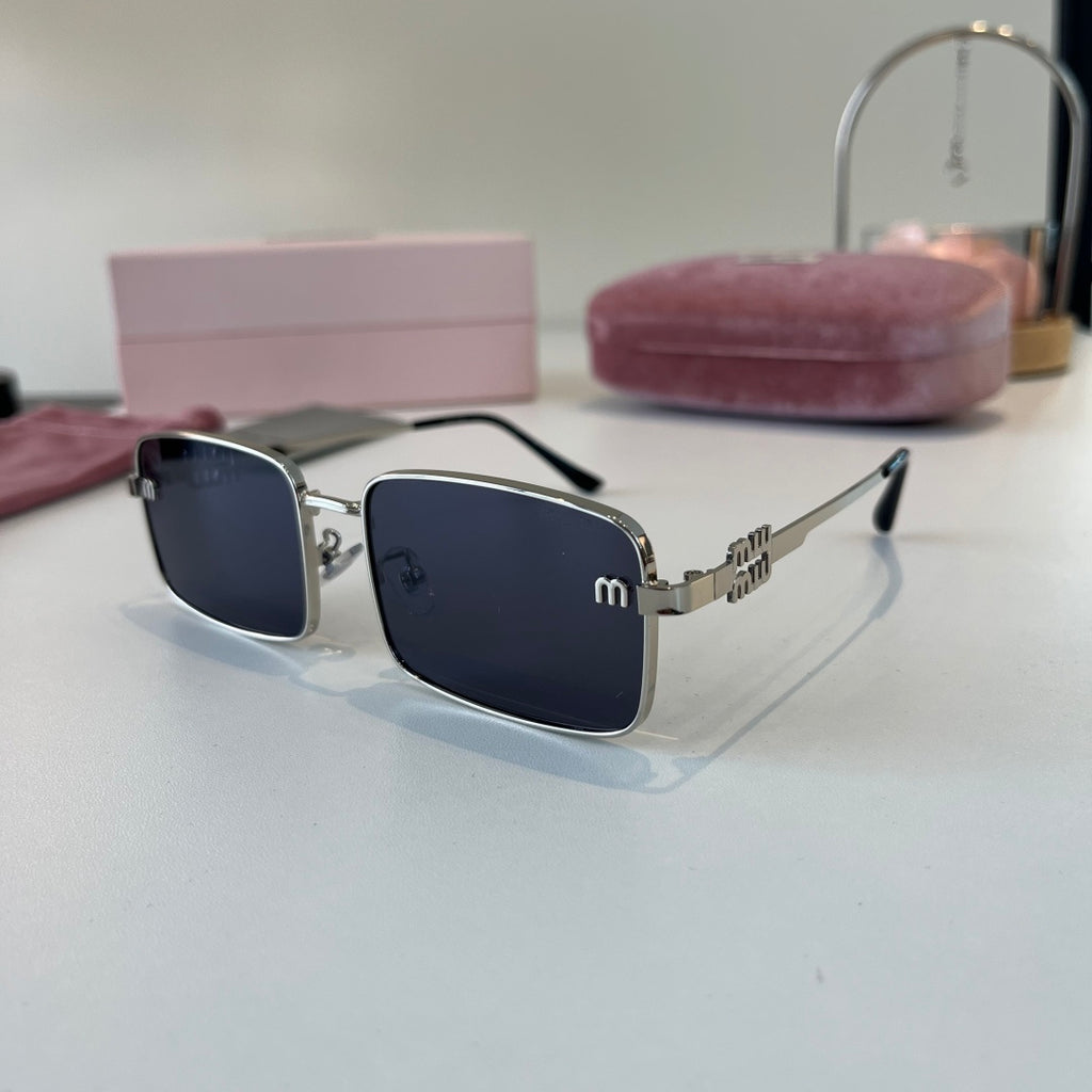 Miu Miu Metal Fashion Blue Lens Sunglasses for Men & Women - 358720 - detail image 3