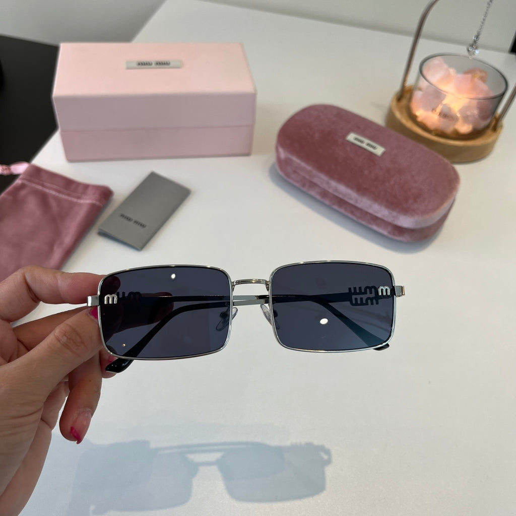 Miu Miu Metal Fashion Blue Lens Sunglasses for Men & Women - 487699 - detail image 5