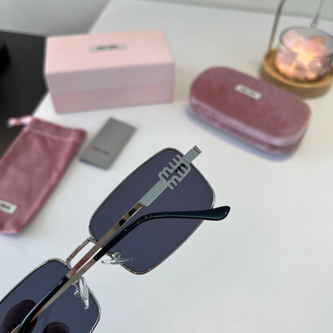 Miu Miu Metal Fashion Blue Lens Sunglasses for Men & Women - 358720 - detail image 7