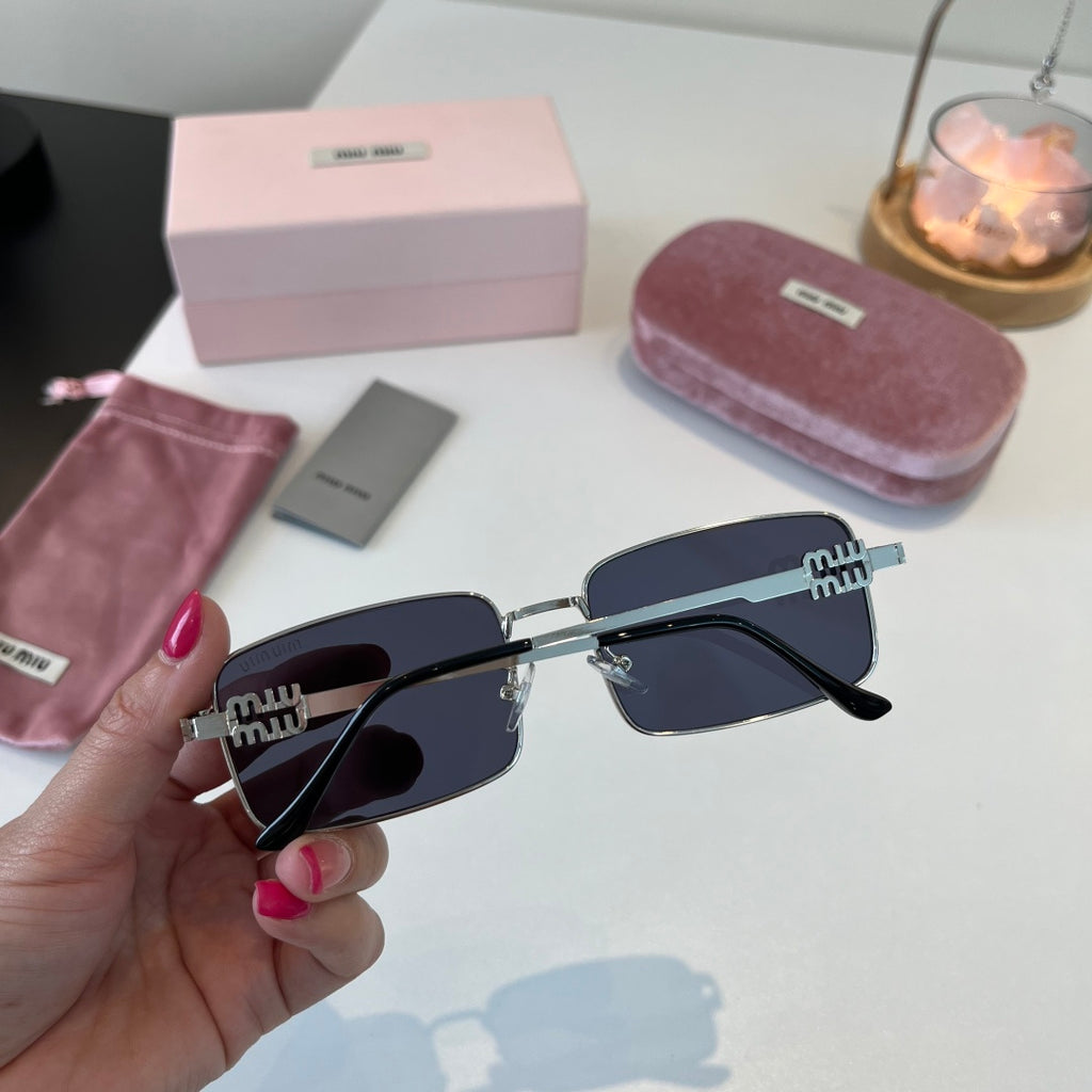 Miu Miu Metal Fashion Blue Lens Sunglasses for Men & Women - 358720 - detail image 8