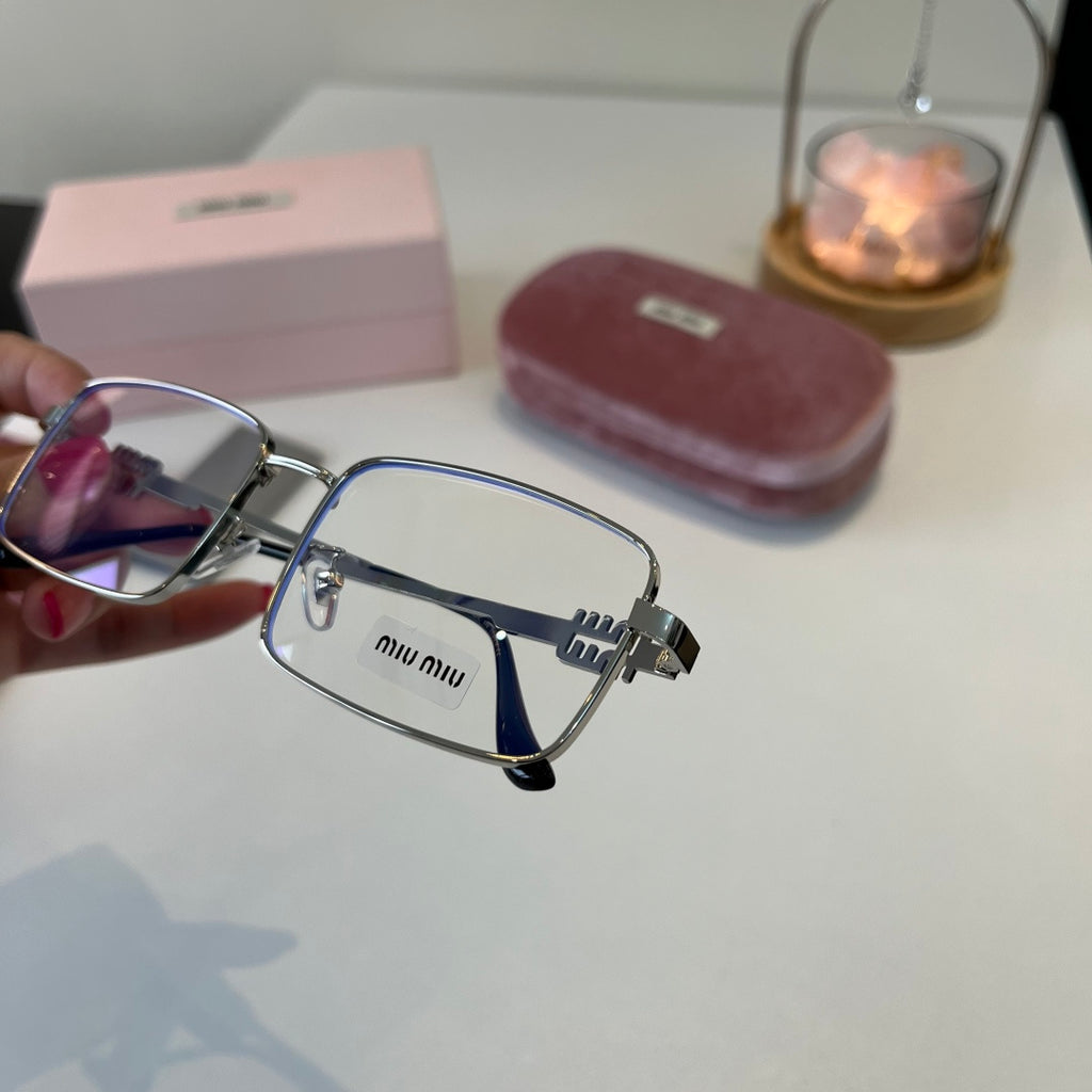 Miu Miu Metal Fashion Silver Lens Sunglasses for Men & Women - 449715 - detail image 6