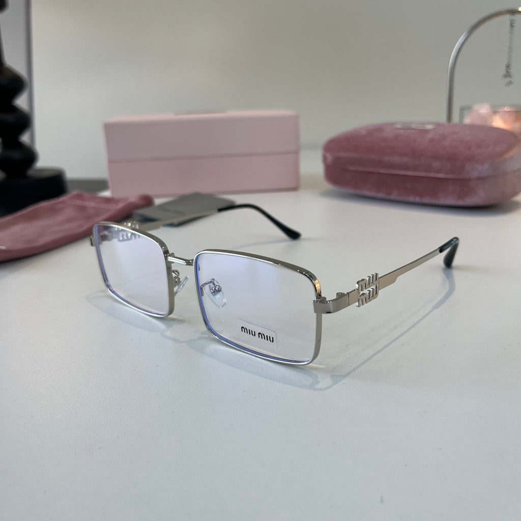 Miu Miu Metal Fashion Silver Lens Sunglasses for Men & Women - 487701 - detail image 3