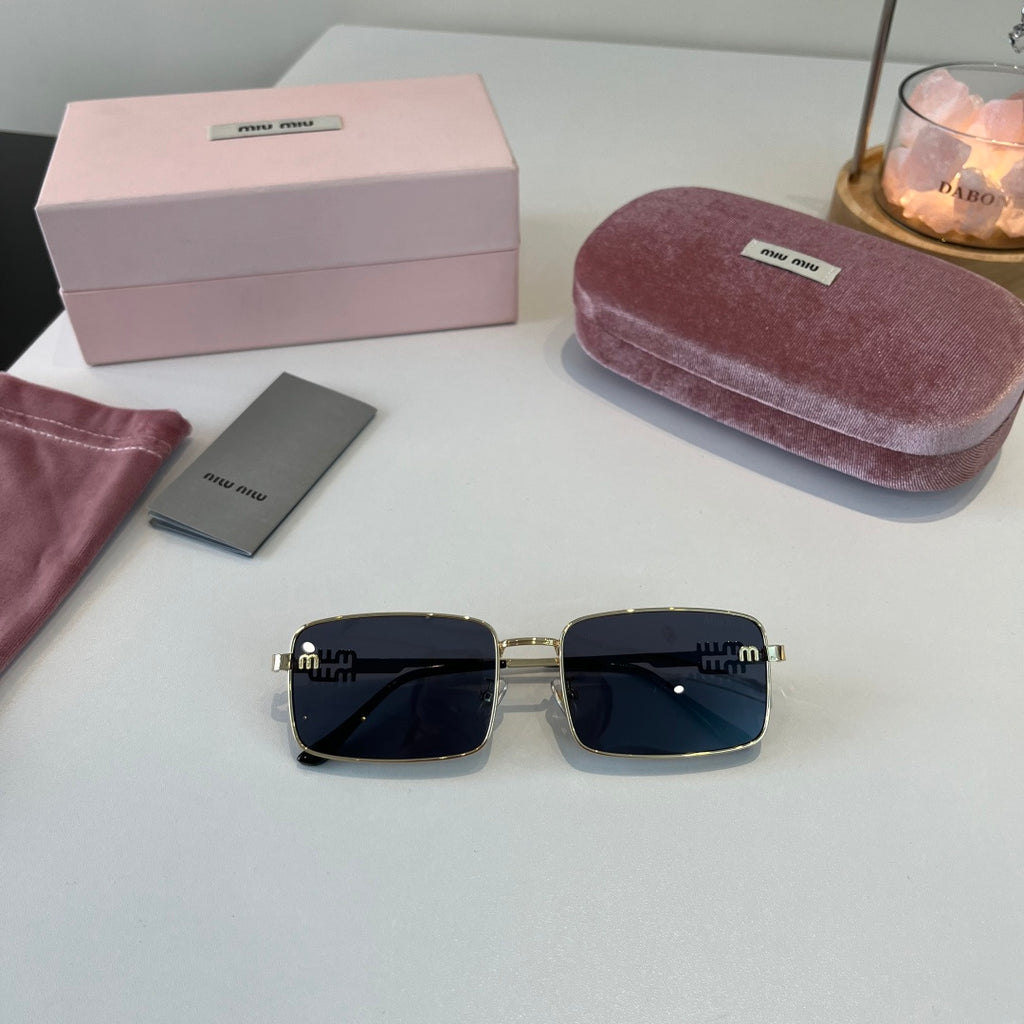 Miu Miu Metal Fashion Blue Lens Sunglasses for Men & Women - 358723 - detail image 4