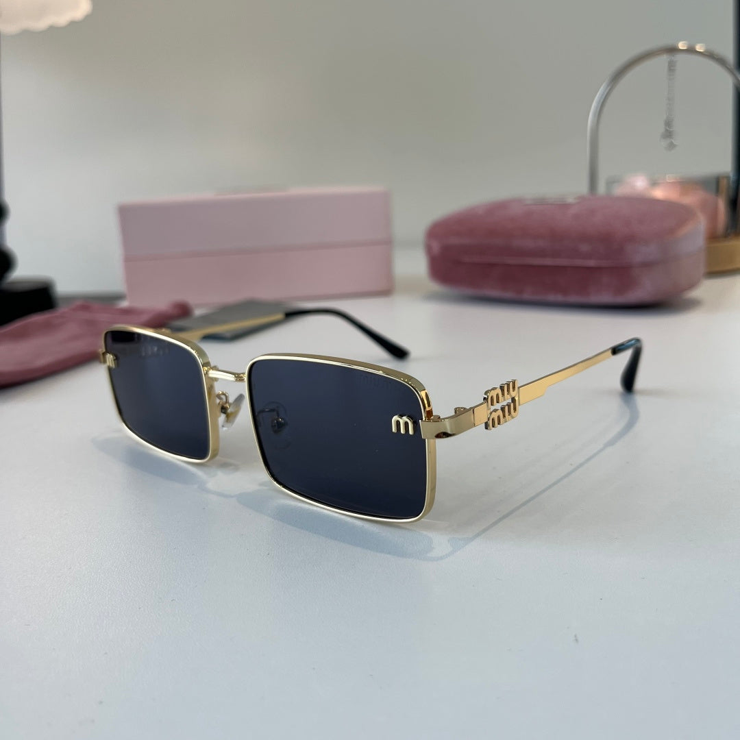 Miu Miu Metal Fashion Blue Lens Sunglasses for Men & Women - 358723 - detail image 3