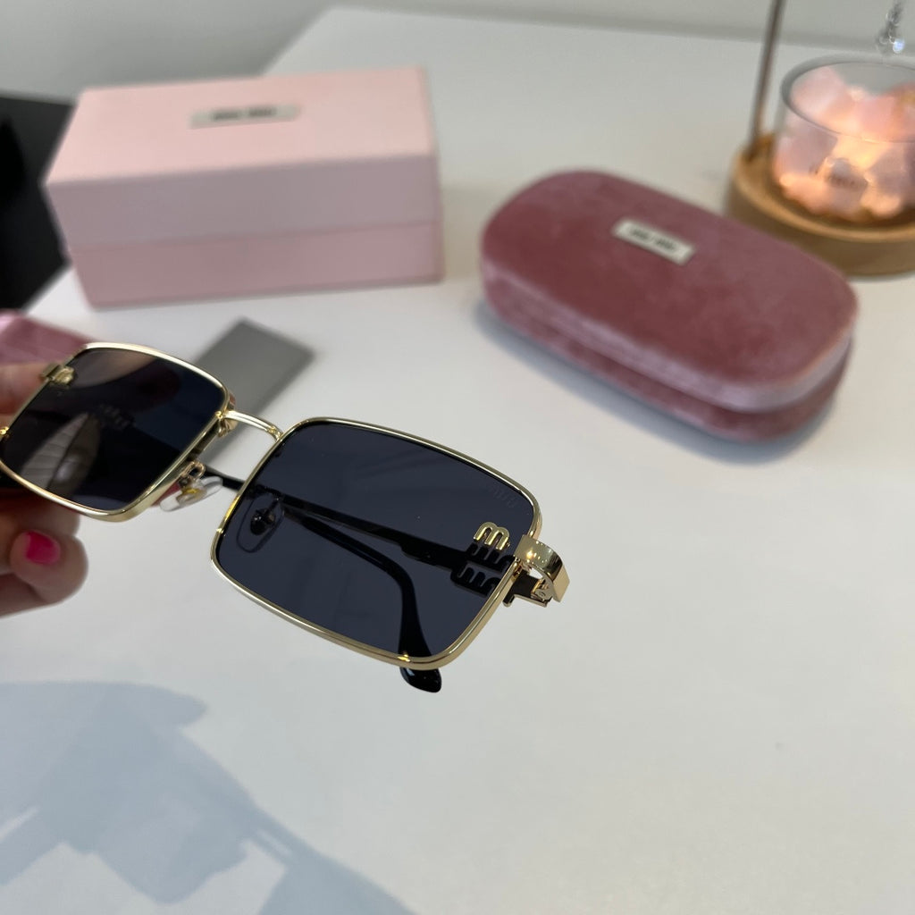 Miu Miu Metal Fashion Blue Lens Sunglasses for Men & Women - 358723 - detail image 6