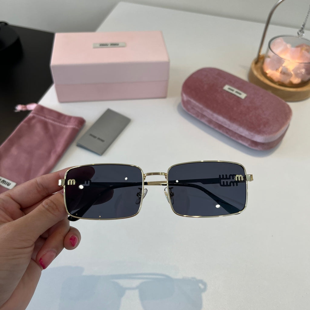 Miu Miu Metal Fashion Blue Lens Sunglasses for Men & Women - 358723 - detail image 5