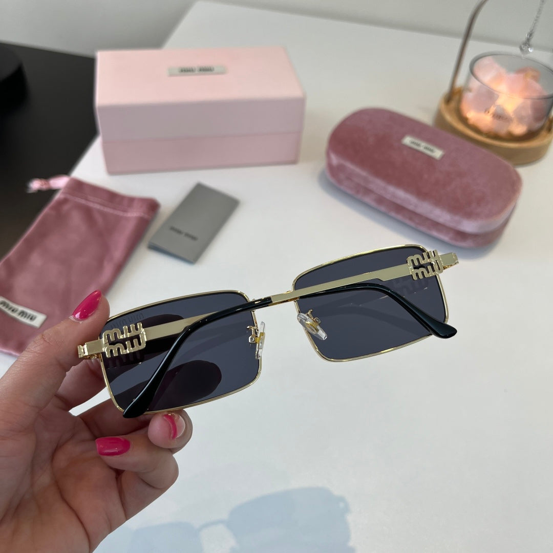 Miu Miu Metal Fashion Blue Lens Sunglasses for Men & Women - 358723 - detail image 8