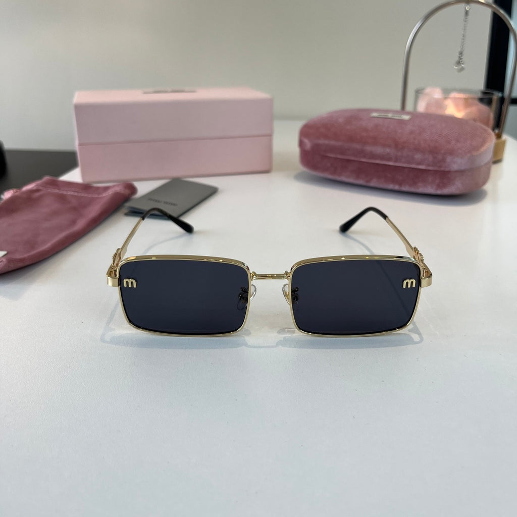 Miu Miu Metal Fashion Blue Lens Sunglasses for Men & Women - 358723 - detail image 2