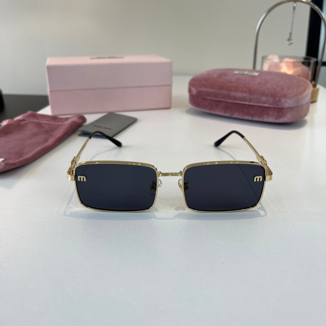 Miu Miu Metal Fashion Blue Lens Sunglasses for Men & Women - 358723 - detail image 2