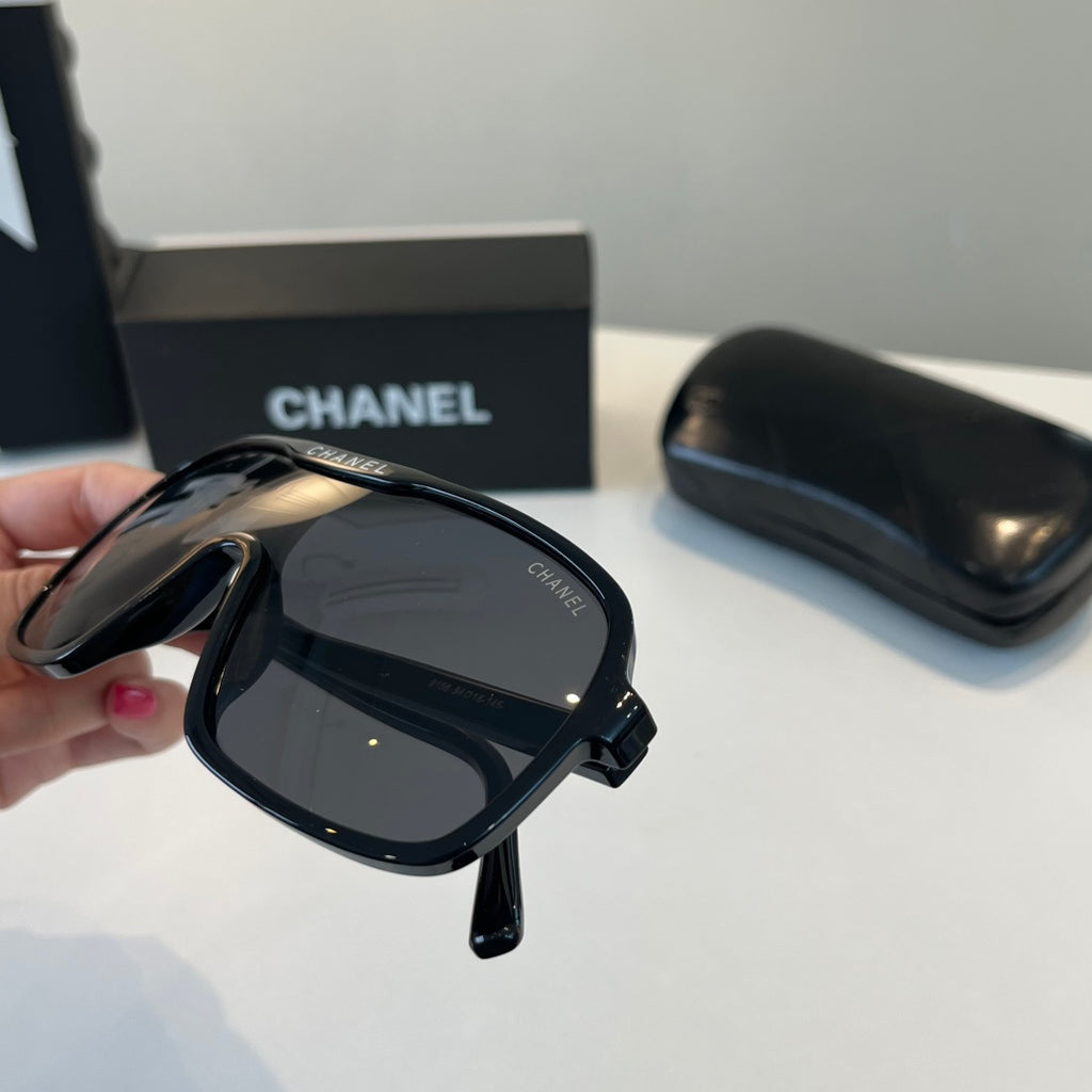 Chanel Fashion Black Lens Sunglasses for Men & Women - 358005 - detail image 7