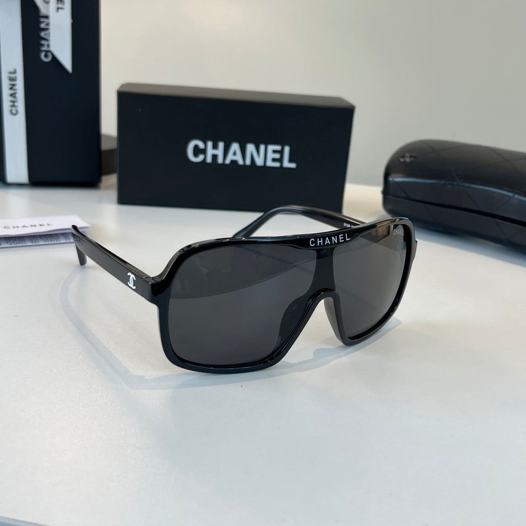 Chanel Fashion Black Lens Sunglasses for Men & Women - 358005