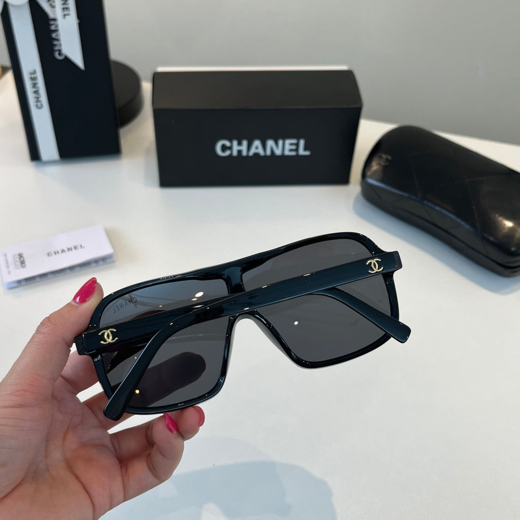 Chanel Fashion Black Lens Sunglasses for Men & Women - 358008 - detail image 9
