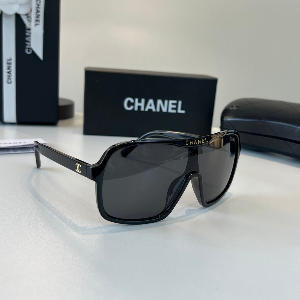 Chanel Fashion Black Lens Sunglasses for Men & Women - 358008