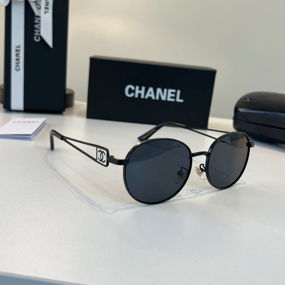 Chanel Fashion Black Lens Sunglasses for Men & Women - 398512