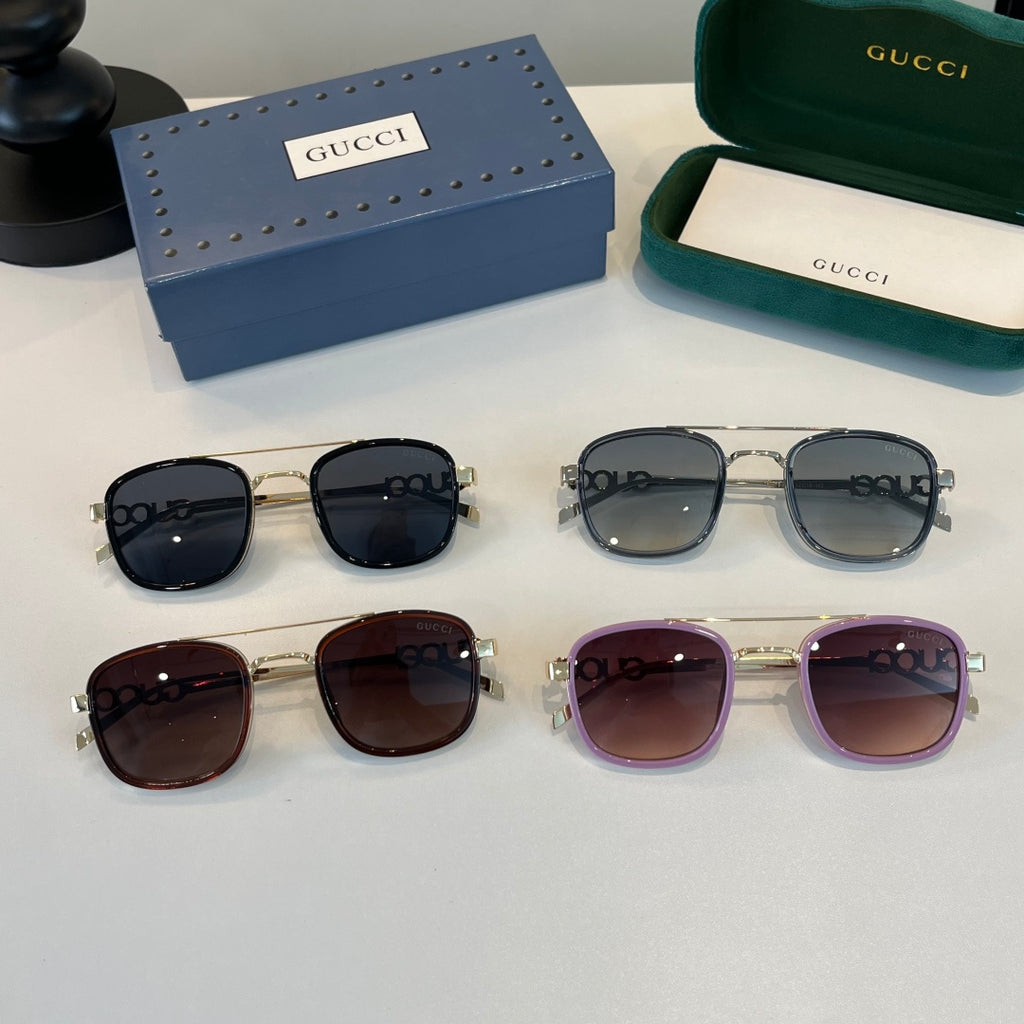 Gucci Oversized Red Lens Sunglasses for Men & Women - 357779 - detail image 12