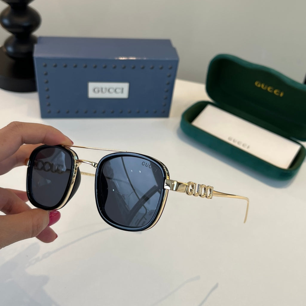 Gucci Oversized Silver Lens Sunglasses for Men & Women - 493356 - detail image 9