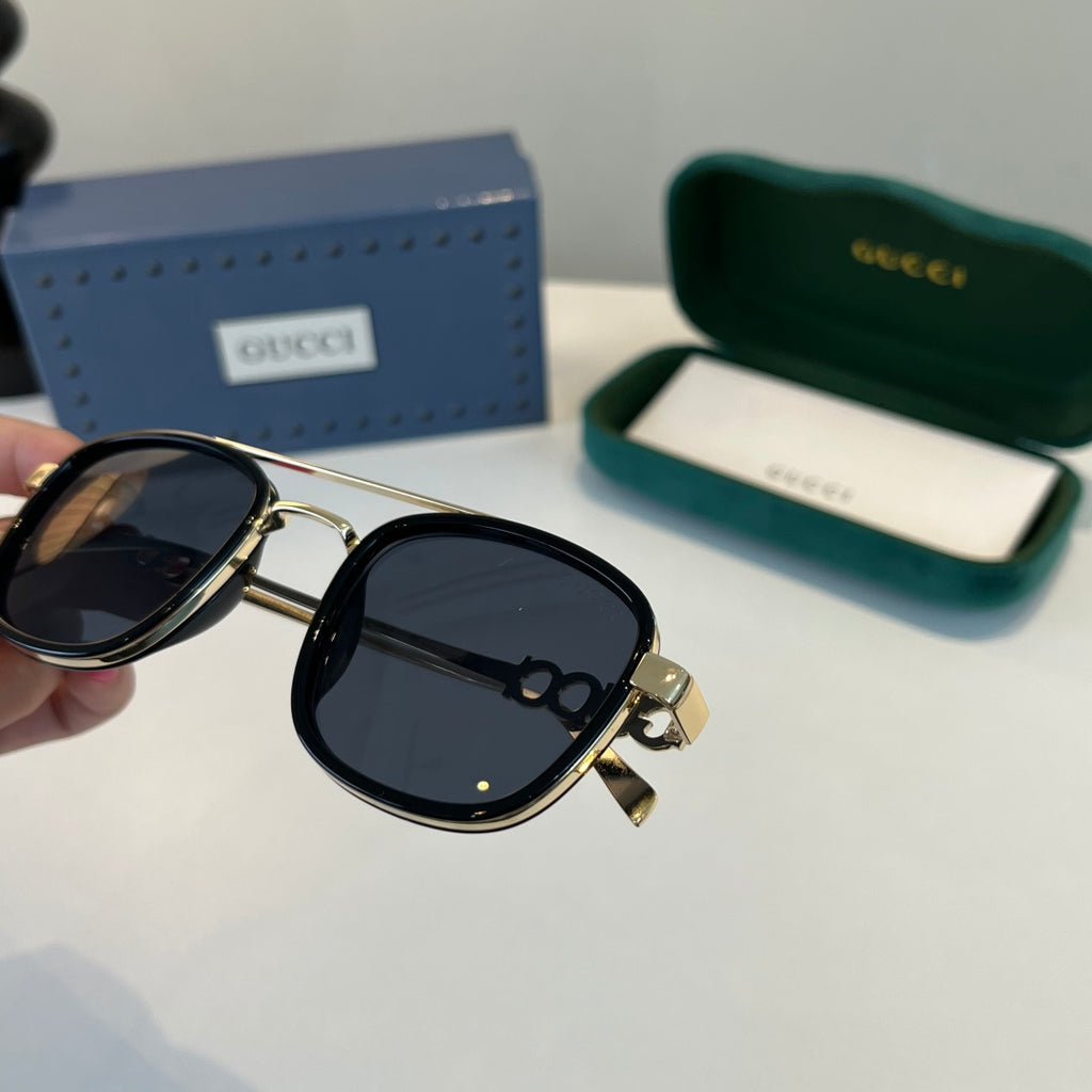 Gucci Oversized Silver Lens Sunglasses for Men & Women - 357777 - detail image 6