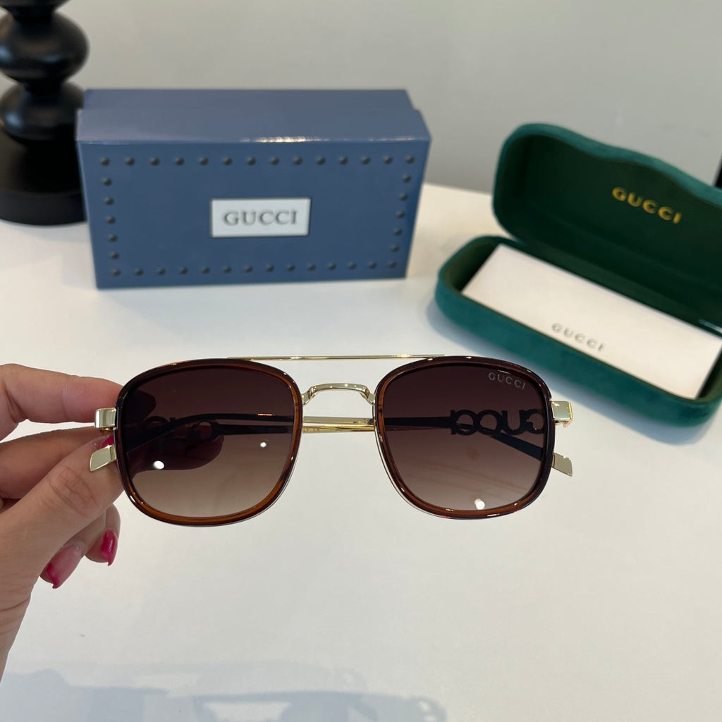Gucci Oversized Red Lens Sunglasses for Men & Women - 357778 - detail image 5