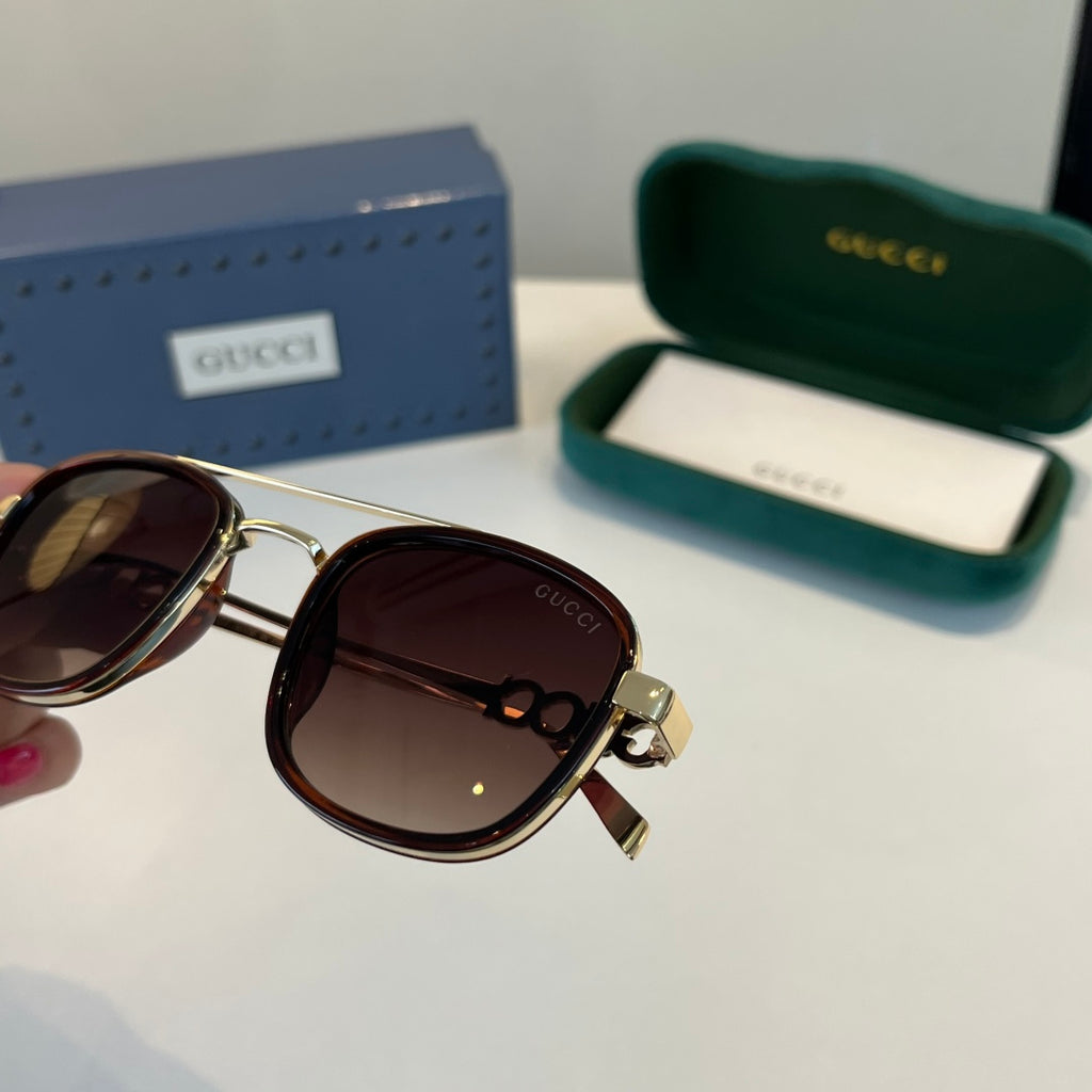 Gucci Oversized Red Lens Sunglasses for Men & Women - 357778 - detail image 6