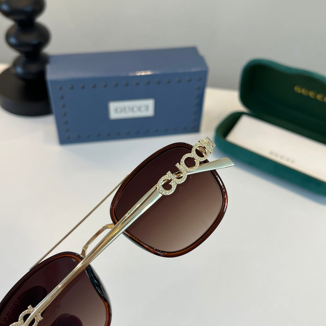 Gucci Oversized Red Lens Sunglasses for Men & Women - 357778 - detail image 7