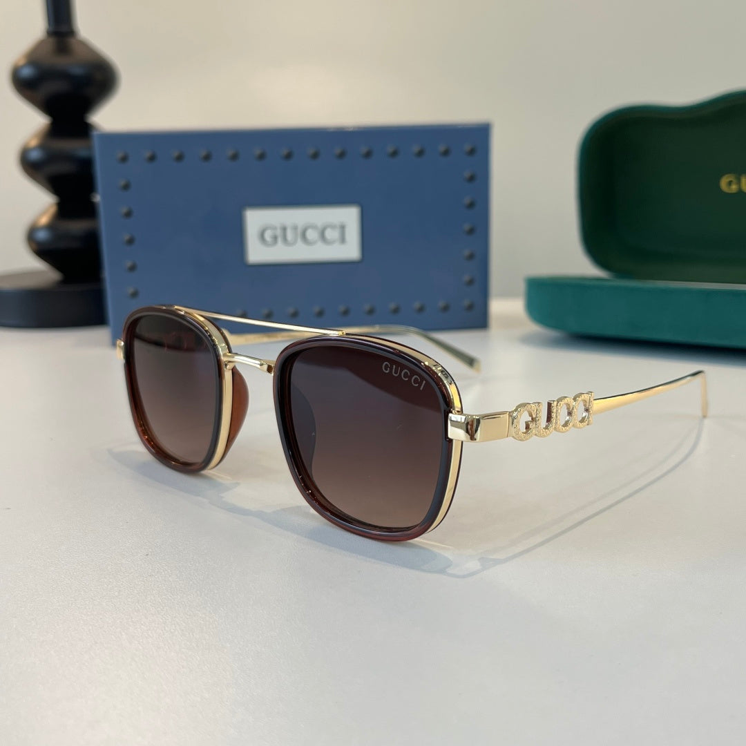 Gucci Oversized Red Lens Sunglasses for Men & Women - 357778 - detail image 3