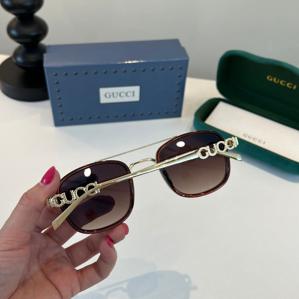 Gucci Oversized Red Lens Sunglasses for Men & Women - 357778 - detail image 8