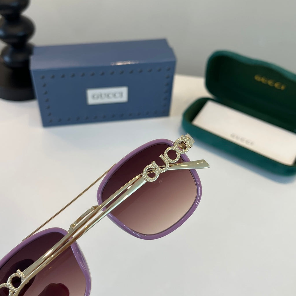 Gucci Oversized Red Lens Sunglasses for Men & Women - 357779 - detail image 7