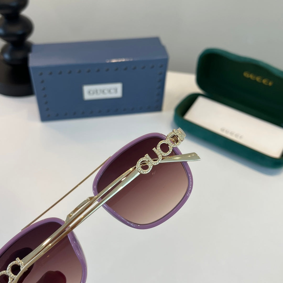 Gucci Oversized Red Lens Sunglasses for Men & Women - 357779 - detail image 7