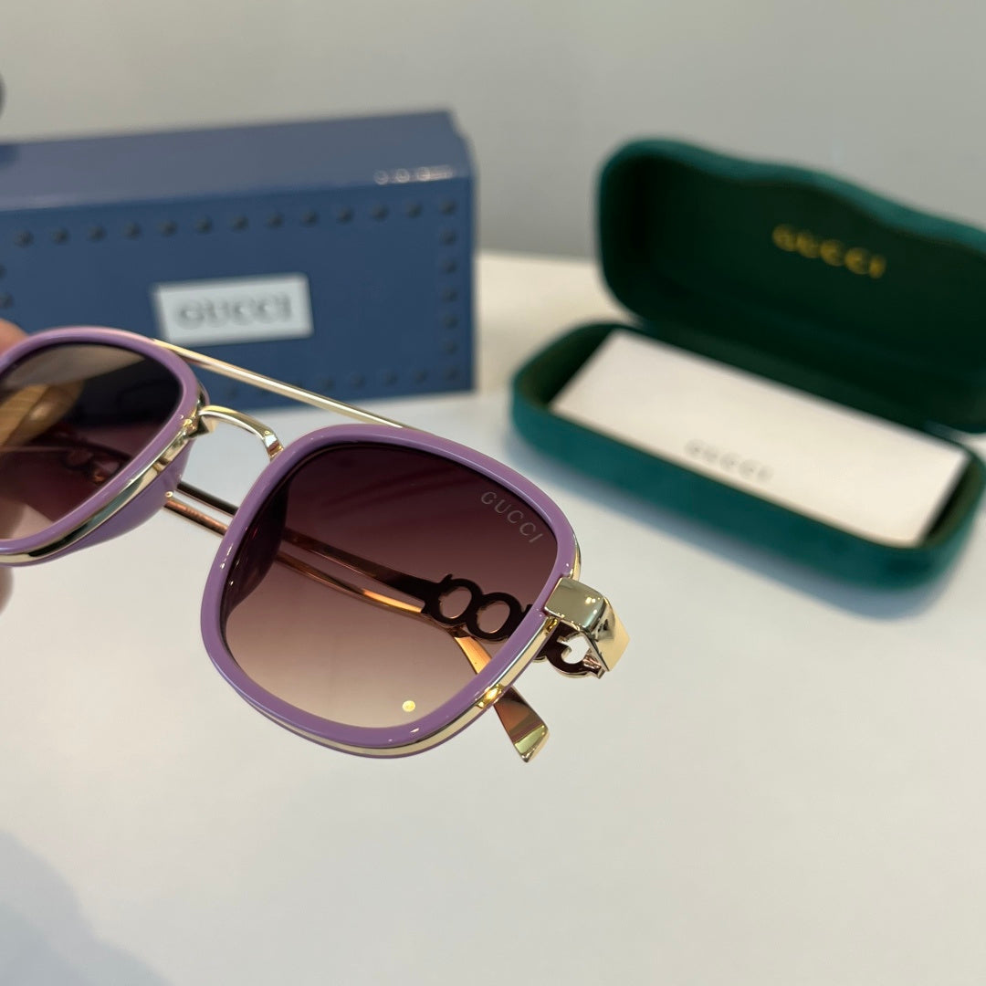 Gucci Oversized Red Lens Sunglasses for Men & Women - 357779 - detail image 6